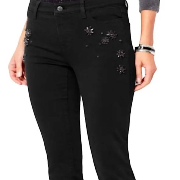 Talbots  flawless Crystal Embellished Limited Edition slim ankle jeans/14‎ - Picture 2 of 12
